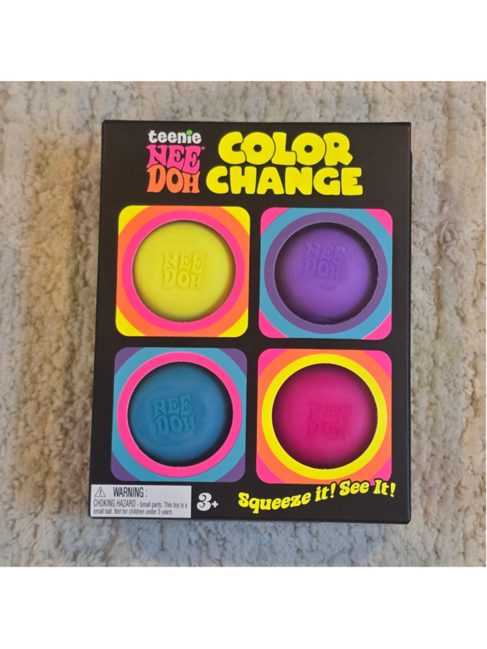 Kids Schylling Teenie NeeDoh Color Change Sensory Toy One Size Multi-color